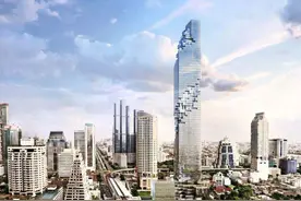泰国大楼耗资46亿建设，却被评价“太丑”，夜晚亮灯后完全惊艳了图片