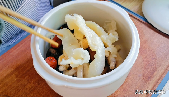 花胶汤面膜 花胶煮面
