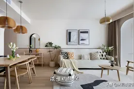 她的新家实在太治愈了，圆润的弧线，淡雅的色彩，每天心情都很好图片