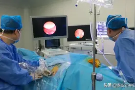 泰安市中医医院泌尿外科双镜联合显成效 精准取石手法高图片