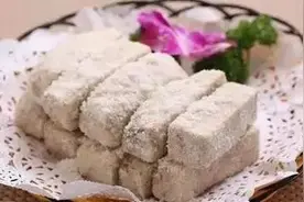 翻砂芋头，广东潮州特色美味小吃，口感甜软，秘制做法图片
