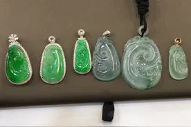 翡翠中的镶金如意吊坠，款式多多，有没有你喜欢的？视频封面