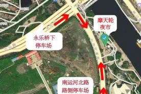 “摩天轮”夜市打卡交通攻略，停车指南来啦图片