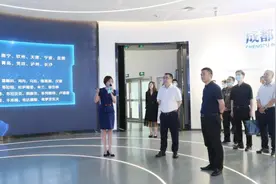 中铁成都局集团副总经理徐涌到青白江区调研图片