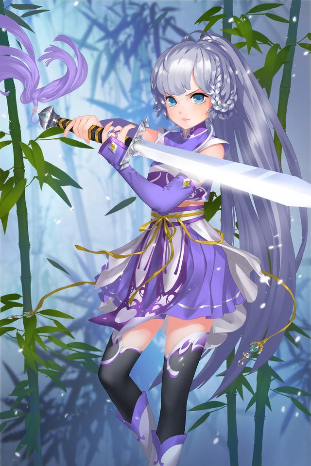 唯美国漫风格《三国罗曼史》游戏卡牌高清原画 女性版三国人物欣赏