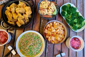 我做了4菜一汤，都是家常菜，孩子说比饭店做得好吃，你看咋样？图片