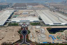 探访恒大广州南沙汽车城 首期整车工厂厂房建完图片