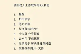 聊天支付之外，原来用微信还可以做这么多事情图片