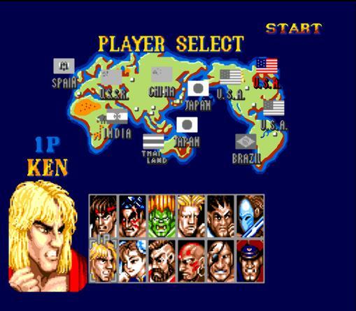 《街霸2》移植到MD和SFC平台后，效果和街机版区别太大