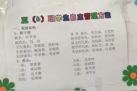 班干部安排表和班干部职责图片