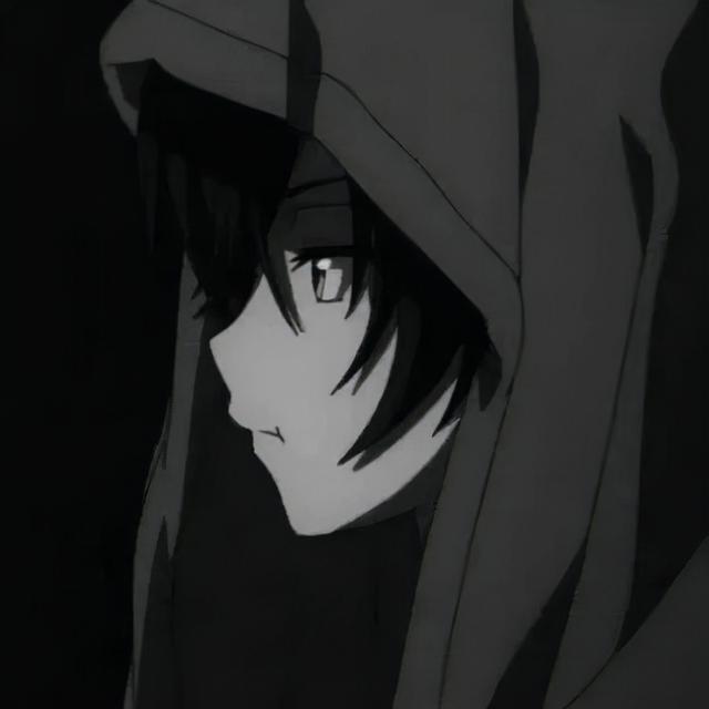 一组伤感忧郁动漫丧头