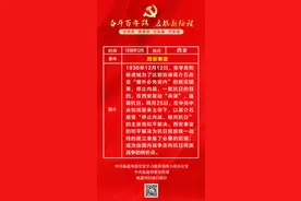 微海报丨中共党史大事记之西安事变图片