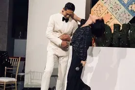 林志玲闺蜜小S太豪放，穿连衣裙与林志玲老公跳舞图片