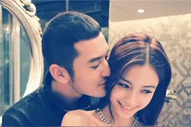 黄教主与baby甜蜜写真图片