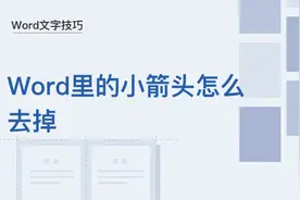 文字技巧—Word里的小箭头怎么去掉图片