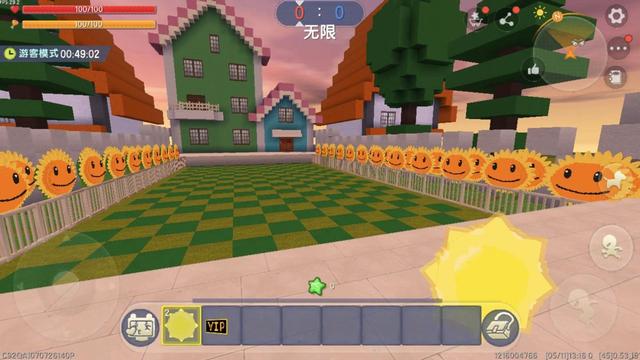 《迷你世界》好玩地图推荐，创新版植物大战僵尸，作弊器免费使用