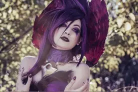 《英雄联盟》莫甘娜COS：堕落天使于此降临图片