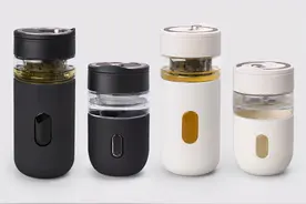 泡出一杯好茶原来可以如此简单！专为茶友设计的一键茶水分离杯图片