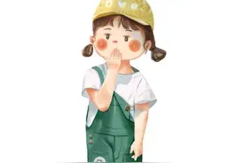 元气满满的小女孩插画~图片
