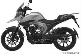 豪爵DR160拉力版 铃木V-Strom160专利图曝光图片