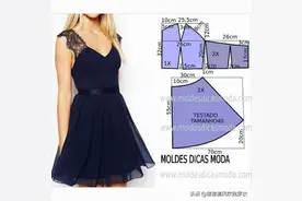 如何做一条连衣裙？ 入门级连衣裙裁剪图集分享图片