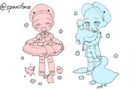 绘画素材｜创意十足的Q版动态绘制参考（动态速写素材）图片