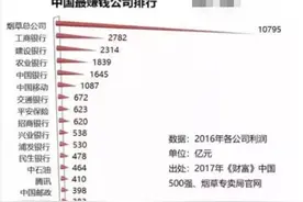 中国最赚钱的公司，日赚33亿，相当于13个阿里图片