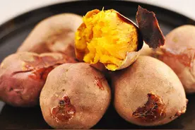 原来烤红薯这么简单，只需电饭煲，不加一滴水，个个香甜流糖汁图片