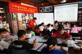 青路书堂举办“文明城市共创建 垃圾分类我先行”绘画比赛图片