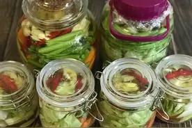 做泡菜用自来水就可以，简单省事不长白膜不生花，一年四季都可做图片