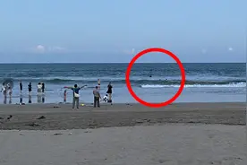 海滩溺亡者妻子两次向酒店电话求救，家属质疑无救生员救生衣，酒店否认私属海滩：“海边不能游泳只能看海”图片