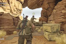 80后老郭：《狙击精英3》第2节 暗杀端掉敌人观察哨