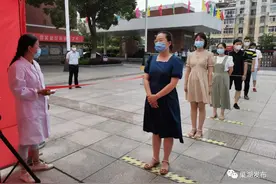 备“战”高考！巢湖市开展考点新冠肺炎疫情防控应急处置演练图片