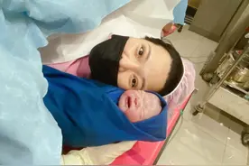 恭喜！36岁台湾女星小甜甜的女儿出生，怀孕期间因肾脏肿大看急诊图片