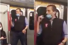 外籍男子在香港地铁上抹口水，真相来了图片