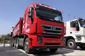 杰狮AMT重卡+智能半挂，适合粮食、砂石运输，卸车最快40秒图片