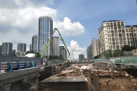 人和到鸳鸯驾车更便捷 两江新区金开大道（金州大道节点）改造工程主线下穿道主体结构预计本月底完工图片