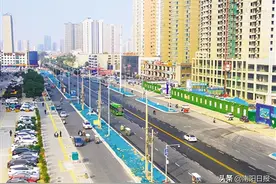 记者对南阳中心城区多条道路进行实地探访：道路改造提升 扮靓城市颜值图片