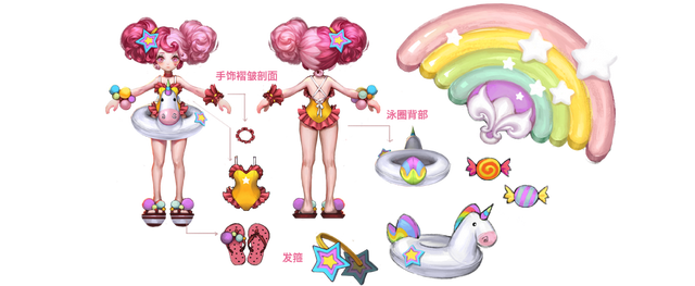 龙骑士说要优化，李元芳逐浪之夏，小乔缤纷独角兽，上架碎片商城