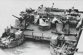 它是运输船、防空炮台、火力支援舰，二战德国西贝尔渡轮图片