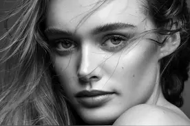 国外颜值超高的美女模特艾琳肖像摄影图片