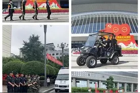 重庆：公安武警联勤巡逻，守护国庆平安祥和图片