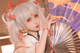 cos：阴阳师不知火cos正片@奶狮图片