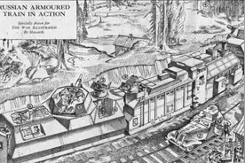 咆哮的钢铁巨兽，二战装甲列车的故事，最终走向没落的结局图片