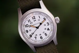 对汉密尔顿卡其野战白表盘手表的评价图片