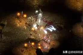 暴雪炒冷饭，20年前的暗黑2能玩？暗黑风游戏提灯与地下城体验图片