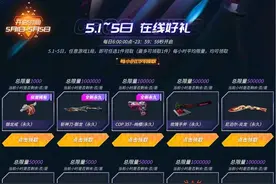 CF：五一在线活动预告，全新永久道具登场，限时领取绝版武器图片