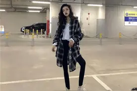 慵懒风穿搭——格子衫！怎样把普通格子衫穿出时尚风？图片
