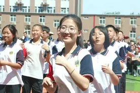 律动青春 || 衡水桃城中学初中部举行韵律操比赛图片