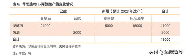 化工行业研究：L-丙氨酸，技术变革催生需求增长，龙头优势显著